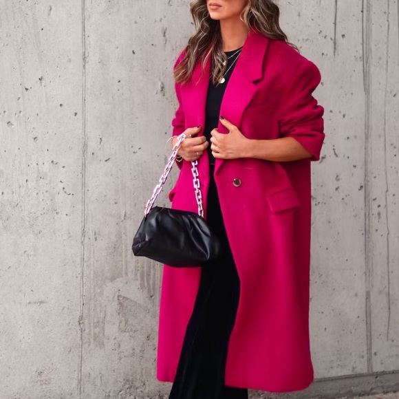 Vici Emily Pocketed Oversized Coat - Picture 4 of 8